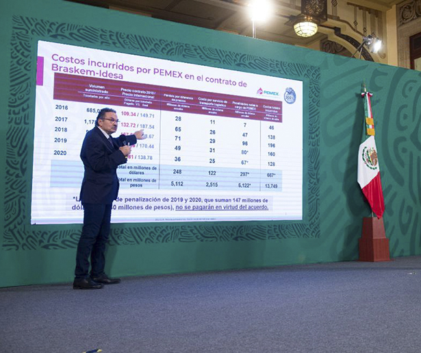 Pemex y Odebrecht llegan a acuerdo que permitirá ahorros de 13 mil millones de pesos al Gobierno de México