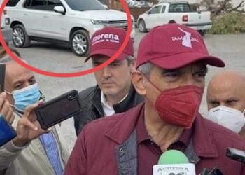 AMÉRICO VILLARREAL HACE CAMPAÑA EN SUBURBAN DE 3.5 MILLONES DE PESOS