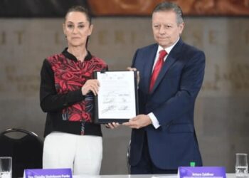 Sheinbaum y Zaldívar firman convenio de cooperación entre PJF y CDMX