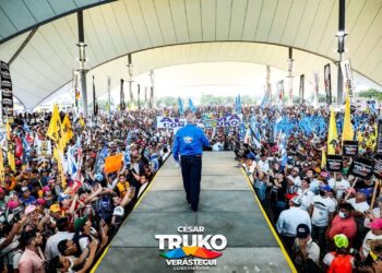 Tremendo cierre de campaña del Truko Verástegui en Tampico