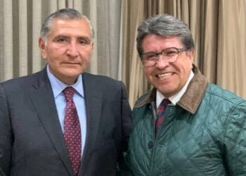 Revisan Ricardo Monreal y Adán Augusto López propuesta de dictamen de FA en tareas de seguridad