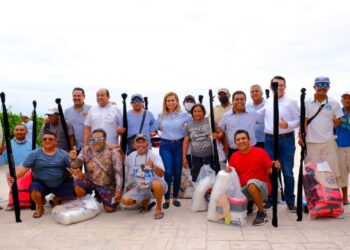 Apoya Lili Campos al sector pesquero de Solidaridad