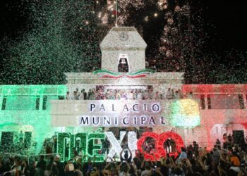 Con fervor cívico, en Solidaridad se conmemora el Grito de Independencia