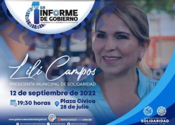 Invita Lili Campos a su 1er Informe de Gobierno