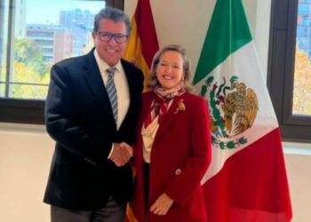 Ricardo Monreal y viceministra española Nadia Calvino analizan transición digital y proyectos estratégicos para la transformación económica