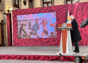 Así lucen los murales de la pirámide de Calakmul luego de más de 2 mil 400 años