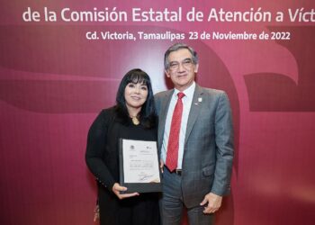 Américo Villarreal designa a Lorena Perales nueva titular de la Comisión de Víctimas de Tamaulipas