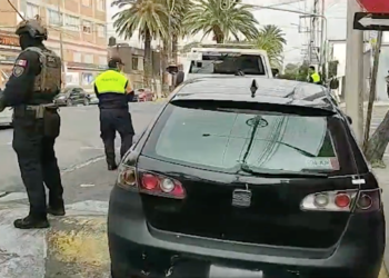 Aseguran vehículo implicado con atentado contra Ciro Gómez Leyva