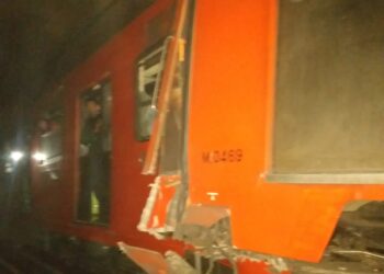 Chocan trenes en la L3 del Metro de la Ciudad de México; un muerto y 35 lesionados