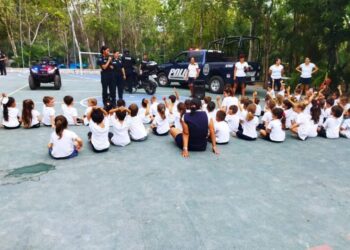 Fortalecen cultura cívica en niñas y niños de Solidaridad