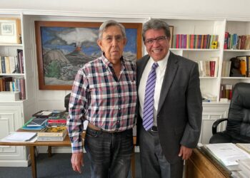 Ricardo Monreal se reúne con Cuauhtémoc Cárdenas; “la República nos necesita”, asegura