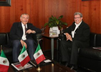 Sostienen reunión Ricardo Monreal y secretario de Gobernación