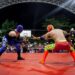 Gran éxito la función de lucha libre en Misión de las Flores