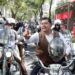 Alejandro Armenta da banderazo de salida a movimiento de motociclistas