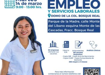 Realizará gobierno municipal 23ª feria de trabajo en Bosque Real