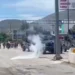 Pobladores repliegan a policías en Chilpancingo y bloquean carretera federal México-Acapulco y la Autopista del Sol