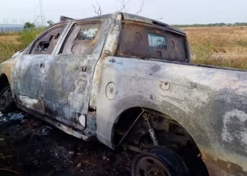 Queman camioneta en enfrentamientos en Río Bravo, Tamaulipas