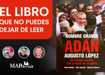 Ya puedes adquirir “El Hombre Grande: Adán Augusto López”, nuevo libro dedicado al tabasqueño y escrito por los periodistas Amir Ibrahim, Manuel Pedrero y Hans Salazar