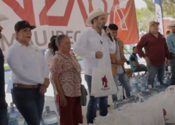 INE ordena investigar entrega de despensas con logos de Sheinbaum en Tamaulipas