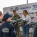 Lili Campos entrega equipo y anuncia aumento en seguro de vida a policías