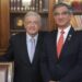 Se reúne el gobernador Américo Villarreal con el presidente López Obrador en Palacio Nacional
