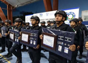 Culminan 38 elementos “Curso Básico Policial Equivalente”