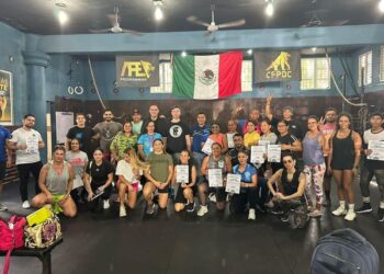 Realizan con éxito curso de capacitación a instructores de crossfit y entrenamiento funcional