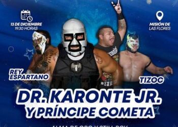 Doctor Karonte Jr estelarizará la última función de “Lucha Libre en tu Colonia”