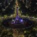 Aficionados del América celebran título de liga en el Ángel de la Independencia