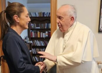 “Fue una hora excepcional que no olvidaré”: Sheinbaum se reúne con el papa Francisco