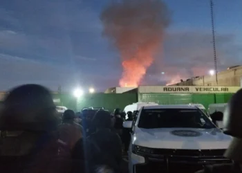Intento de motín desata incendio en penal de La Pila, en SLP