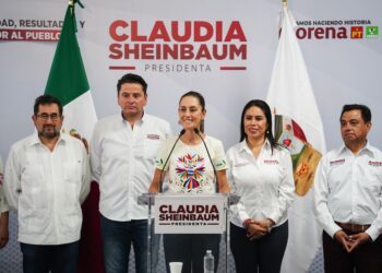 CLAUDIA SHEINBAUM HACE LLAMADO AL INE A REALIZAR CAMPAÑA MASIVA QUE INFORME QUE EL 2 DE JUNIO SON LAS ELECCIONES