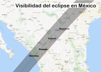 Mazatlán, Durango, Torreón, Monclova y Piedras Negras, los mejores sitios para observar el Eclipse de Sol