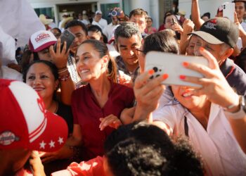 SI QUEREMOS QUE SIGAN LOS PROGRAMAS SOCIALES HAY QUE VOTAR POR LOS PARTIDOS DE LA 4T: SHEINBAUM DESDE CHIAPAS