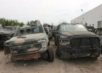 FGR destruye 42 vehículos ‘monstruo’ en Tamaulipas