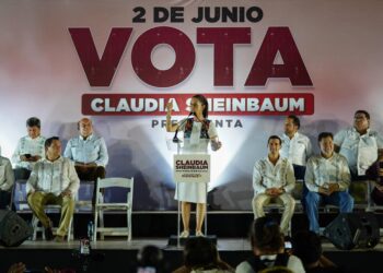 “EL 2 DE JUNIO VAMOS A DECIDIR ENTRE LA DESIGUALDAD O LA IGUALDAD”: SHEINBAUM DESDE YUCATÁN