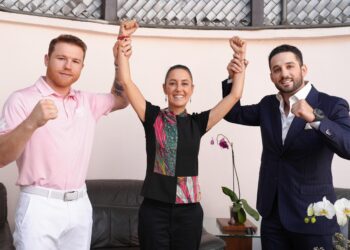 “YO SÉ QUE VA A GANAR USTED”: CANELO ÁLVAREZ MUESTRA SU RESPALDO A CLAUDIA SHEINBAUM