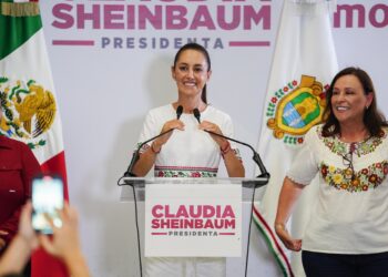 HAY RELEVO GENERACIONAL EN LA 4T: SHEINBAUM CELEBRA TRIUNFO EN SIMULACRO ELECTORAL UNIVERSITARIO