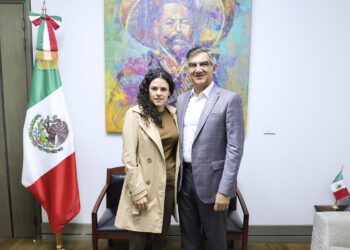 Américo Villarreal y Luisa María Alcalde revisan daños que dejó tormenta tropical “Alberto”