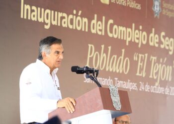 Inaugura Américo Villarreal nuevo Complejo de Seguridad Pública en San Fernando