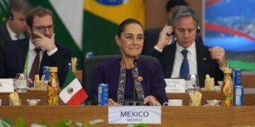 Sheinbaum propone en el G20 destinar el 1% del gasto militar a programa de reforestación más grande de la historia