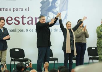 Desde Nuevo Laredo, Presidenta Sheinbaum refrenda apoyo a Tamaulipas