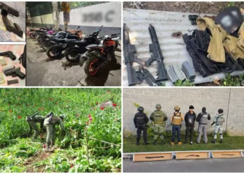 Gabinete de Seguridad anuncia detenciones, cateos y aseguramientos realizados el fin de semana