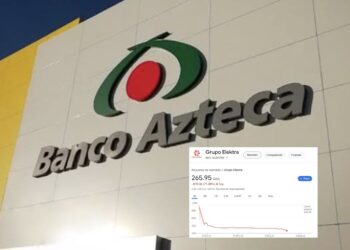 Cae Elektra 70% y Salinas Pliego pierde 4 MMDD en minutos