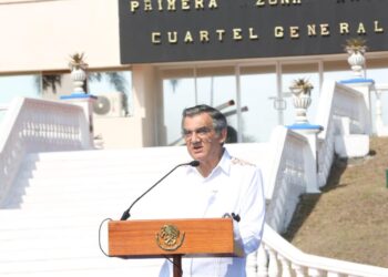 Reconoce Américo Villarreal respaldo de la Secretaría de Marina para la paz y el desarrollo de Tamaulipas