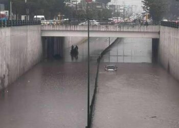 Atiende Protección Civil de Toluca encharcamientos en capital mexiquense