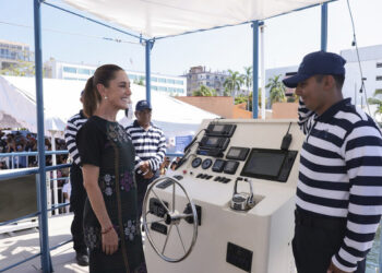 Claudia Sheinbaum inaugura el Marinabús en Acapulco