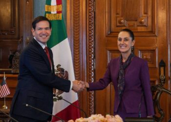 Sheinbaum y Marco Rubio inician diálogo sobre seguridad fronteriza en Palacio Nacional