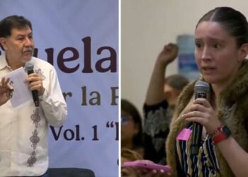 Estudiante confronta a Fernández Noroña por misoginia e incongruencia sobre austeridad