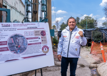 Supervisa Ricardo Moreno construcción de nuevo pozo en la delegación Independencia